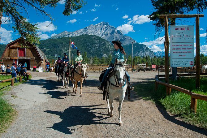 2 Hour Banff Horseback Riding Adventure - Sulphur Mountain and Windy Knoll: Where the photos usually land