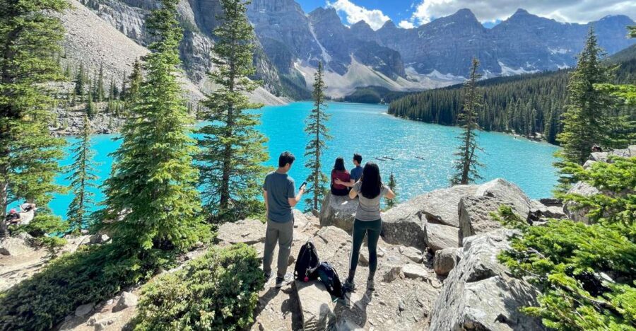 All-Inclusive Private Banff Tour with Hotel Transfer - Moraine Lake (about 1.5 hours): time for a walk and a calmer feel