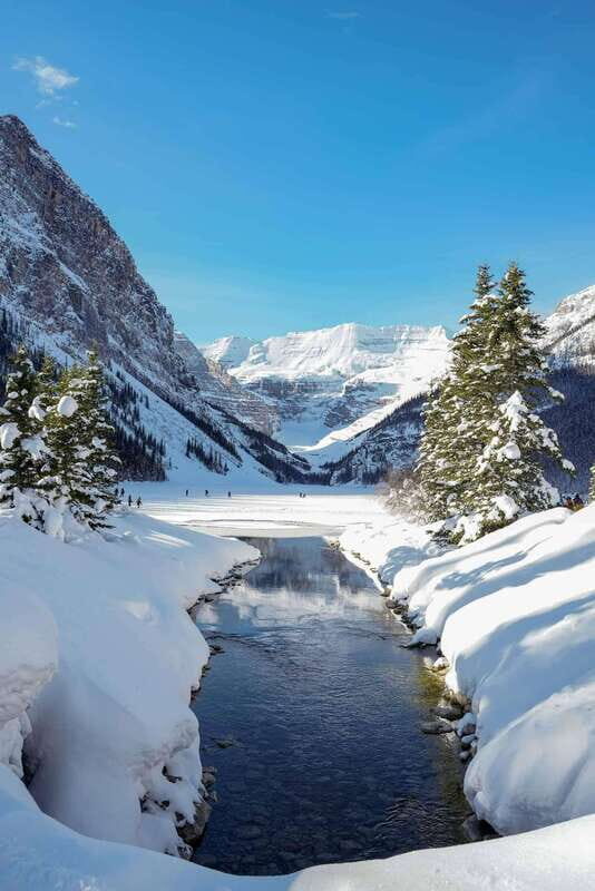 Banff & Canmore: Lake Louise & Marble Canyon - Second stop: Marble Canyon’s dramatic winter scenery