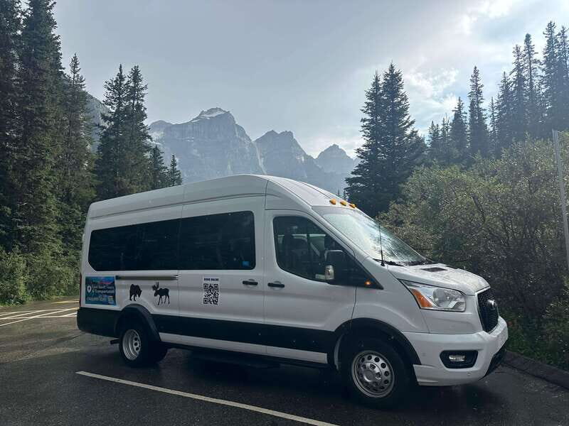 Banff/Canmore: Moraine Lake and Lake Louise 90 Min Each - The Ride Out of Banff/Canmore: A/C Comfort and Shared-Group Timing