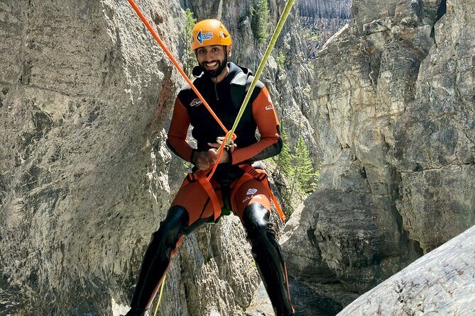 Banff Canyoning - Ghost Canyon (Intermediate Level) - Gear included: the wetsuit is only the start