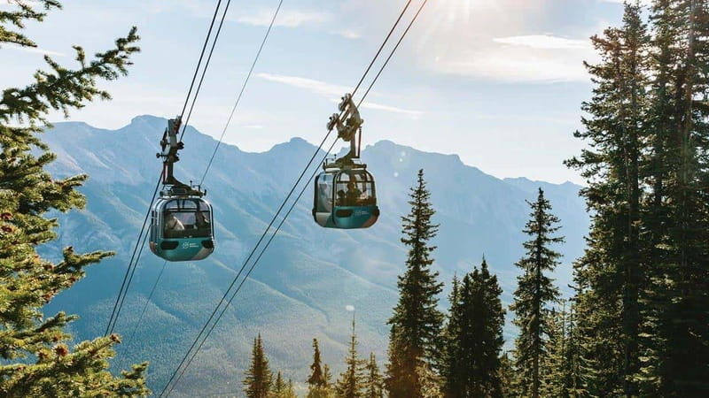 Banff: Gondola, Hot Spring and Three Lakes Tour - Lake Minnewanka: Boat Tours, Swimming, Fishing, and Big Pause Time