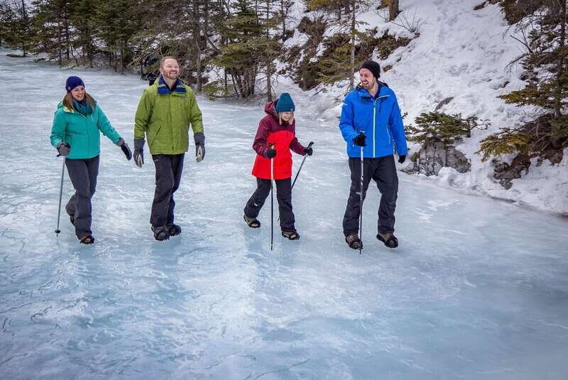 Banff: Grotto Canyon Icewalk - Getting there from Banff: pickup, minibus, and a calmer start