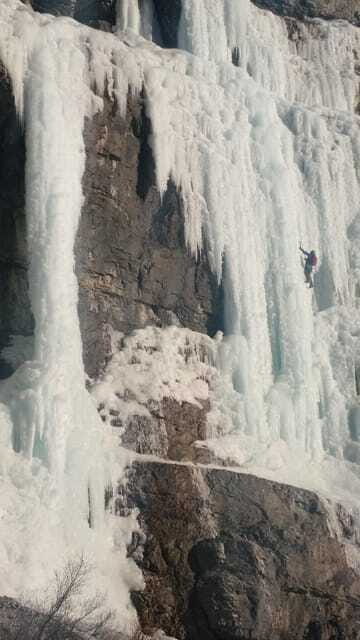 Banff: Introduction to Ice Climbing for Beginners - A Frozen Waterfall Day: Climb, Practice, Repeat