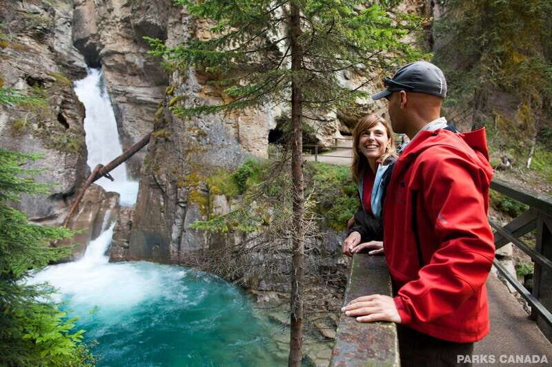 Banff, Lake Louise, Marble Canyon & Yoho National Parks Tour - Marble Canyon walk: bridges, limestone walls, and winter waterfalls