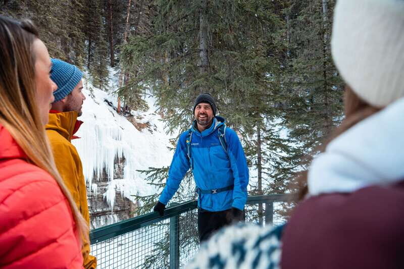 Banff: Morning or Afternoon Johnston Canyon Icewalk - Gear that matters: ice cleats, poles, and what to wear