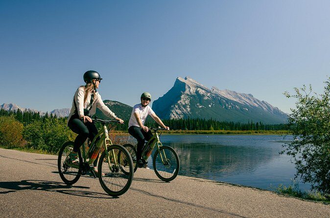 Banff Nature E-bike Tour - Stop 2: Vermilion Lakes and the mirror-mountain moment
