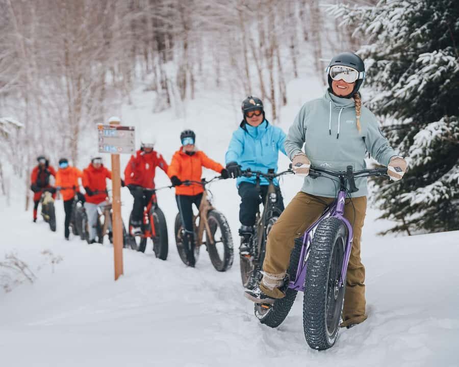 Banff Top Sights via Electric Fat Bike Tour All Skill Levels - The Guide Makes the Tour: Nolan, Taylor, and Simeón