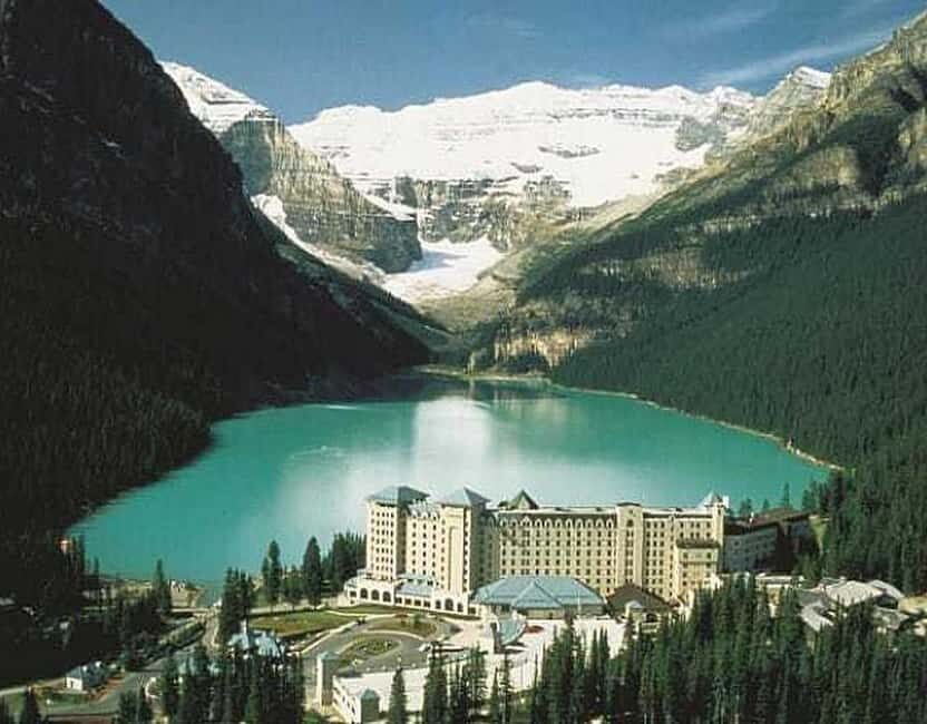 Banff Town, Gondola, Hot Springs, Bow Falls & Three Lakes - Bow Falls and Cascade of Time Garden: small time, strong payoff