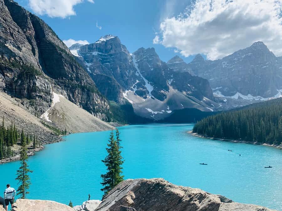 Banff Town: Lake Louise Moraine, Glacier, Peyto & Bow Lake - Peyto Lake and Bow Summit Viewpoint: The Wolf-Shaped Icon