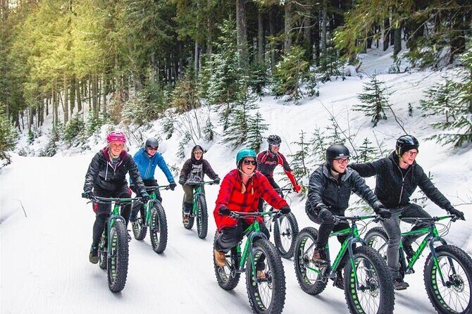 Electric Fat Biking Adventure in Banff | Small Group Adventure - Bow River Trail Start and Fenland Trail Calm