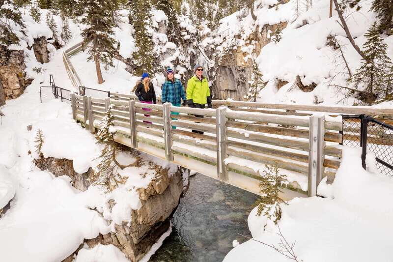 From Banff: Marble & Johnston Canyon Icewalk Combo - A 4-hour route that crosses the continental divide