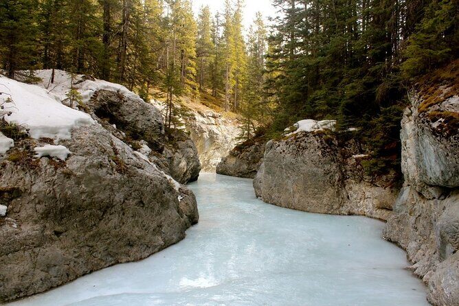 Grassi Lake and Grotto Canyon Hiking Calgary/Canmore/Banff - Gear and comfort: crampons help, but you still control the cold