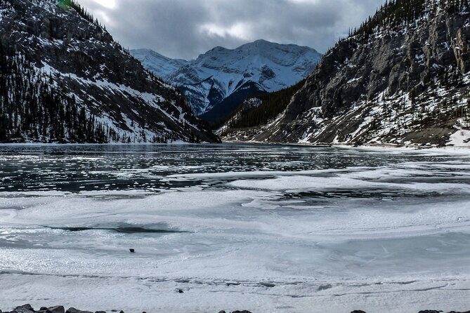 Grassi Lake and Grotto Canyon Hiking Calgary/Canmore/Banff - Grassi Lakes: turquoise views, snow cover, and the best angles for photos