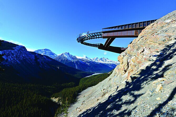 Jasper and Columbia Skywalk Icefield Parkway Private Day Tour - Columbia Icefield Skywalk: Glass floor views with an extra cost