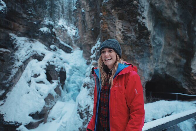 Johnston Canyon Frozen Waterfalls - Small Group Tour - Stop 1: Johnston Canyon walk with Lower Falls timing and Upper Falls option