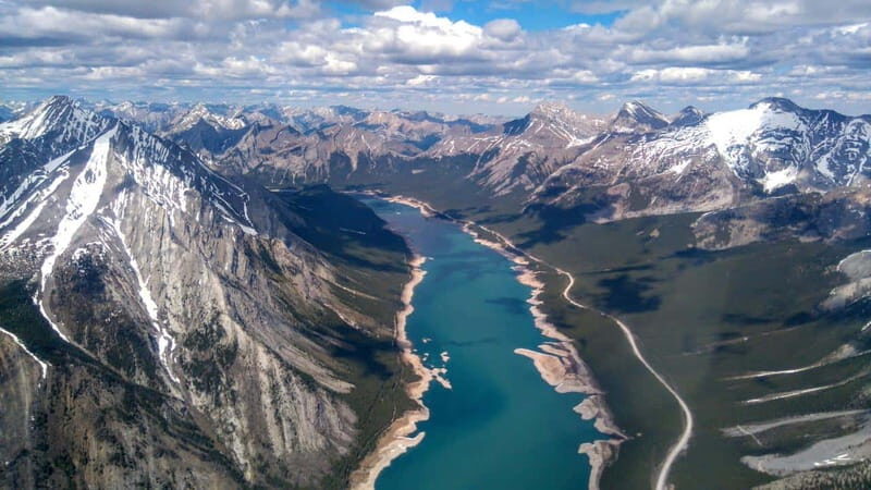Kananaskis: 45 Minute "Sleeping Warrior" Helicopter Tour - Cone Mountain, Marvel Lake, and Gloria Lake: setting up the Assiniboine finale