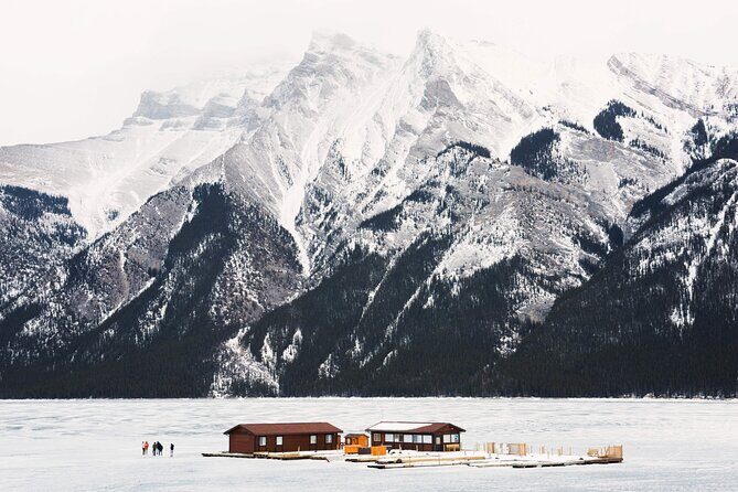 Lake Minnewanka, Peyto Lake, Bow Lake , Icefields - Lake Louise lunch at Village Grill & Bar: plan for choices
