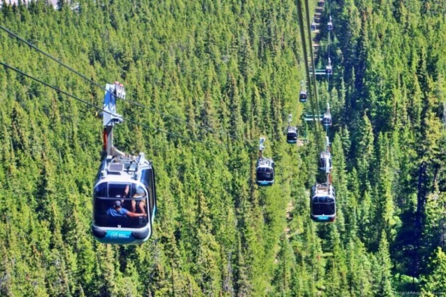 Louise Louise, Banff Gondola, Minnewanka & Emerald Lakes - Pickup and getting started from Calgary, Canmore, or Banff