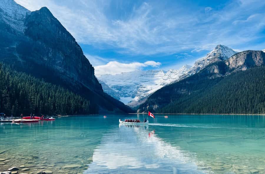 Louise, Moraine/Johnston Canyon, Minnewanka & Banff Town - Meeting points and the early start from Calgary, Canmore, and Banff