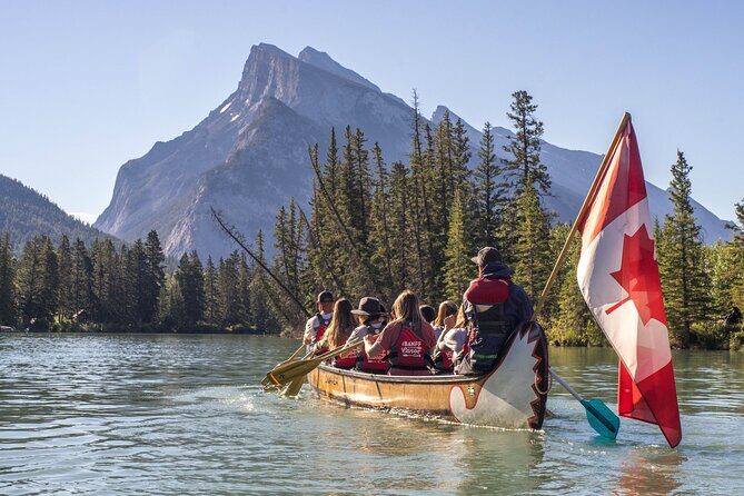 River Explorer | Big Canoe Tour in Banff National Park - The 90-minute flow: from Banff Canoe Club to drifting back downstream