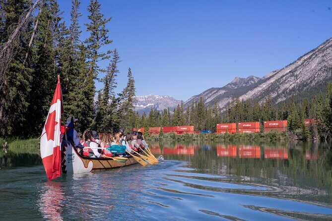 River Explorer | Big Canoe Tour in Banff National Park - What to expect on the water: effort level, comfort, and timing
